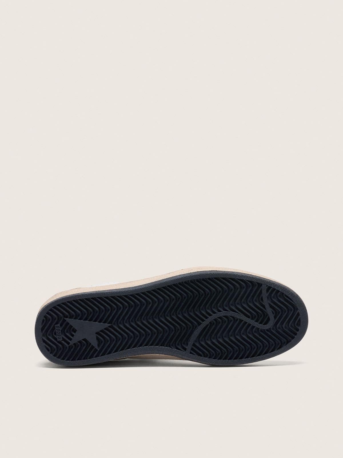 Ball Star da donna in nappa e camoscio con stella glitter e talloncino nero