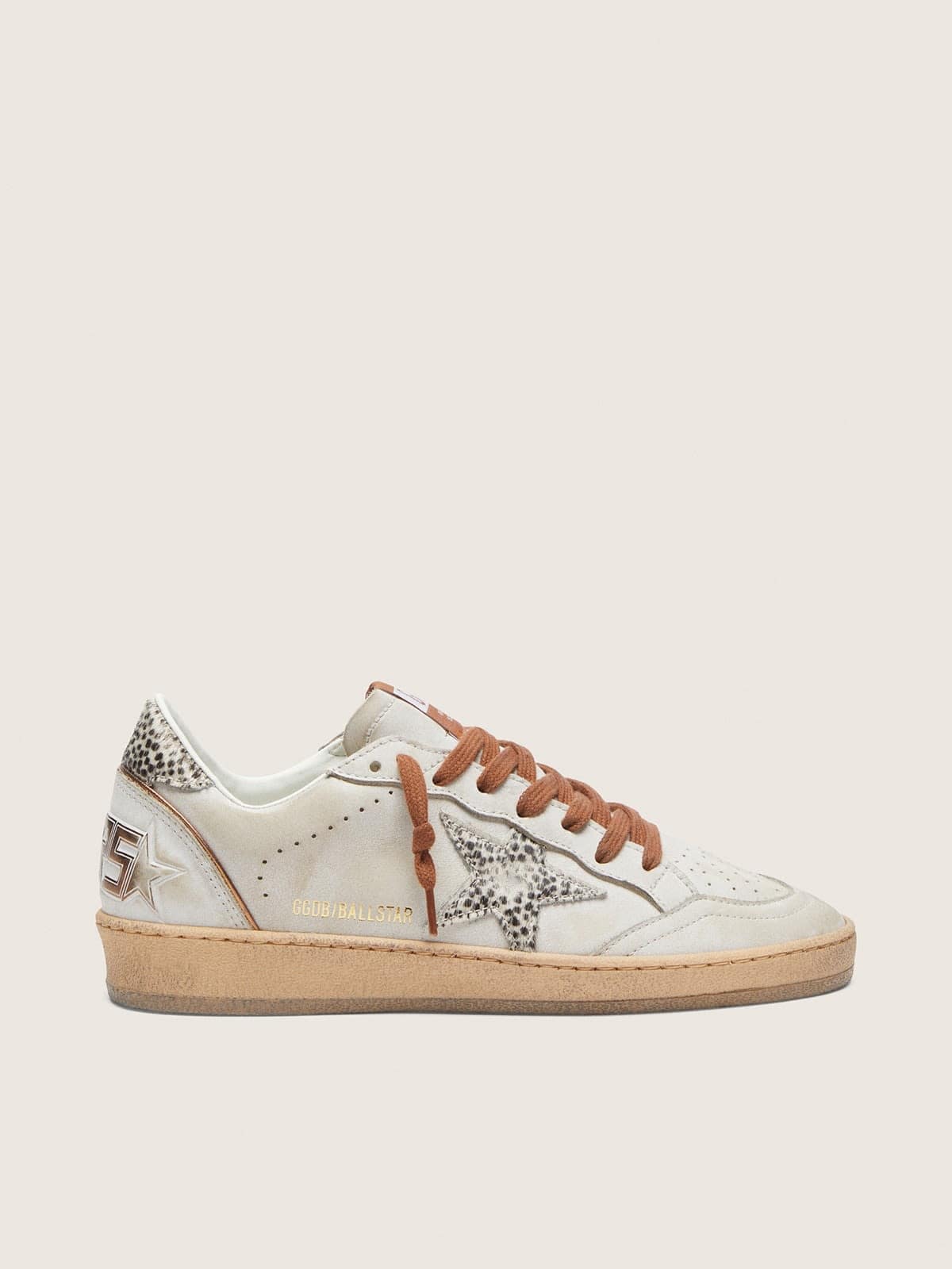 Ball Star LTD donna palla in pelle bianca con stella Cavallino e strisce zebrate