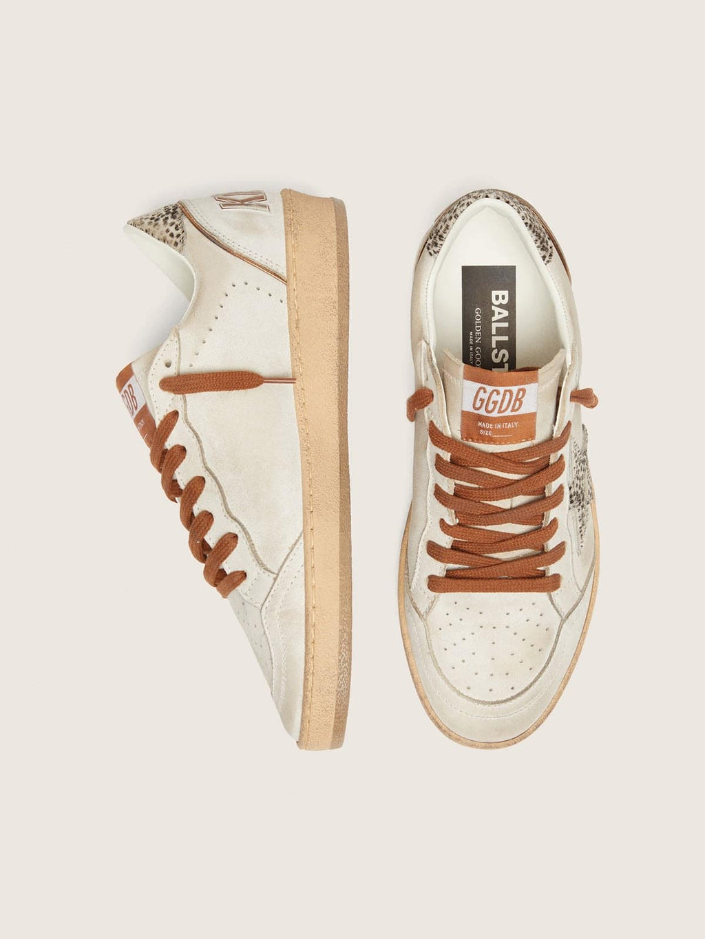 Ball Star LTD donna palla in pelle bianca con stella Cavallino e strisce zebrate