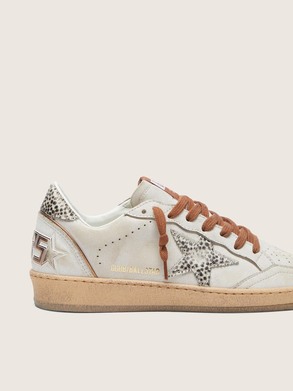 Ball Star LTD donna palla in pelle bianca con stella Cavallino e strisce zebrate